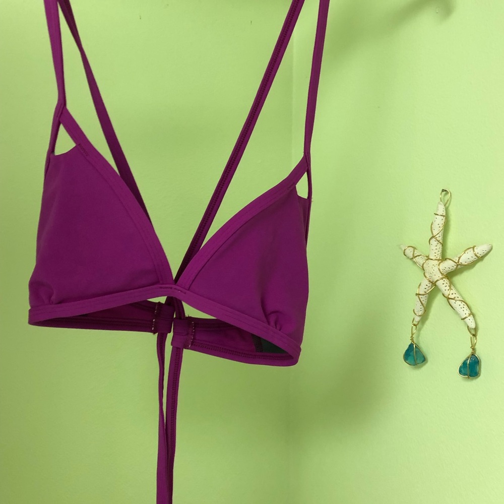Jolyn Purple Bathing Suit Top Finn Style
